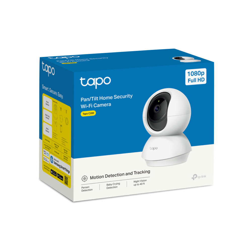 TPLINK IP Camera 1080P Full Hd Pan/Tilt 300Mbps Wifi Could Camera ( TL-TAPO C200 )