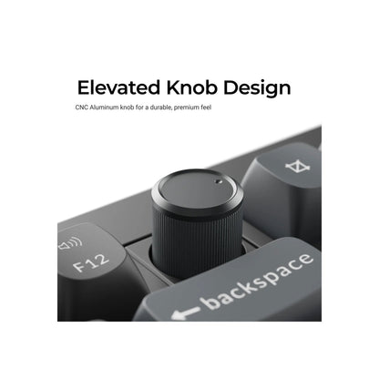 Keychron V6 Ultra 8K ANSI Full-Size BT/ 2.4Ghz/ Wired Keyboard - Silk POM Red Switch