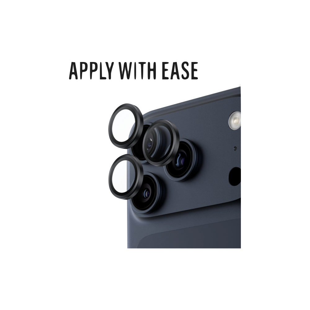 PanzerGlass® Hoops® Black Camera Lens Protector iPhone 17 Pro & iPhone 17 Pro Max