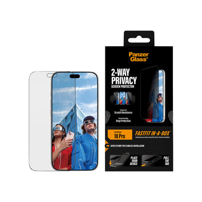 PanzerGlass Apple iPhone 18 Pro / Pro Max UWF w. Fastfit In-A-Box - Privacy