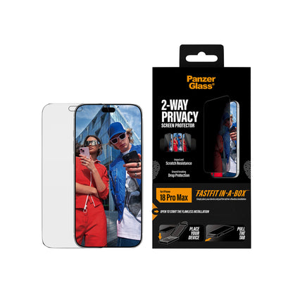 PanzerGlass Apple iPhone 18 Pro / Pro Max UWF w. Fastfit In-A-Box - Privacy