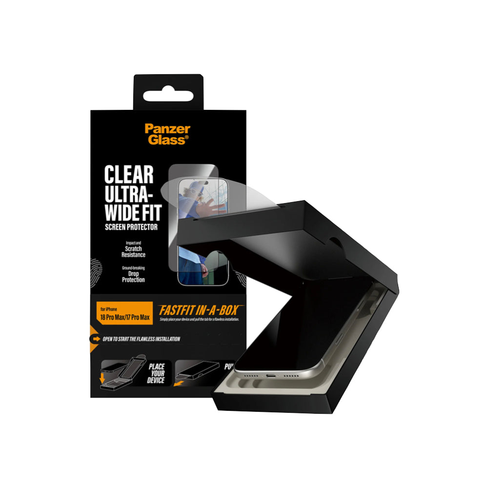 PanzerGlass Apple iPhone 18 Pro / Pro Max UWF w. Fastfit In-A-Box - Clear