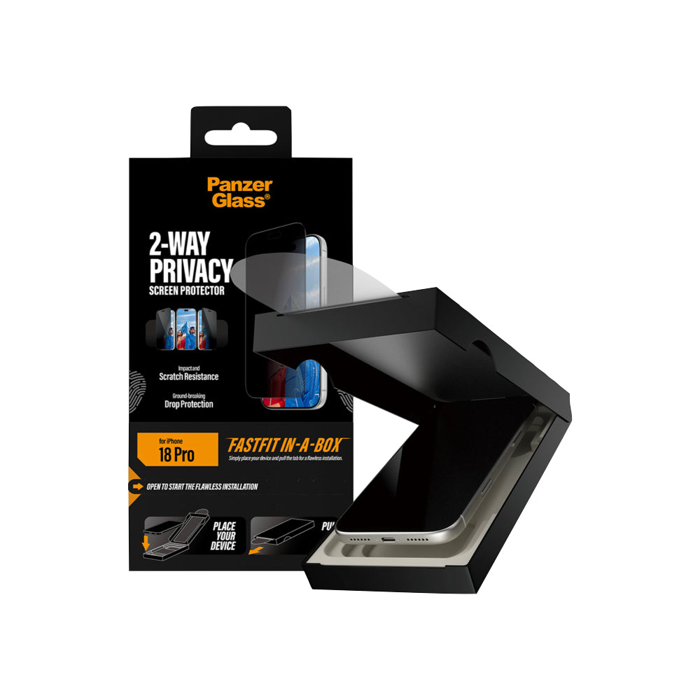 PanzerGlass Apple iPhone 18 Pro / Pro Max UWF w. Fastfit In-A-Box - Privacy