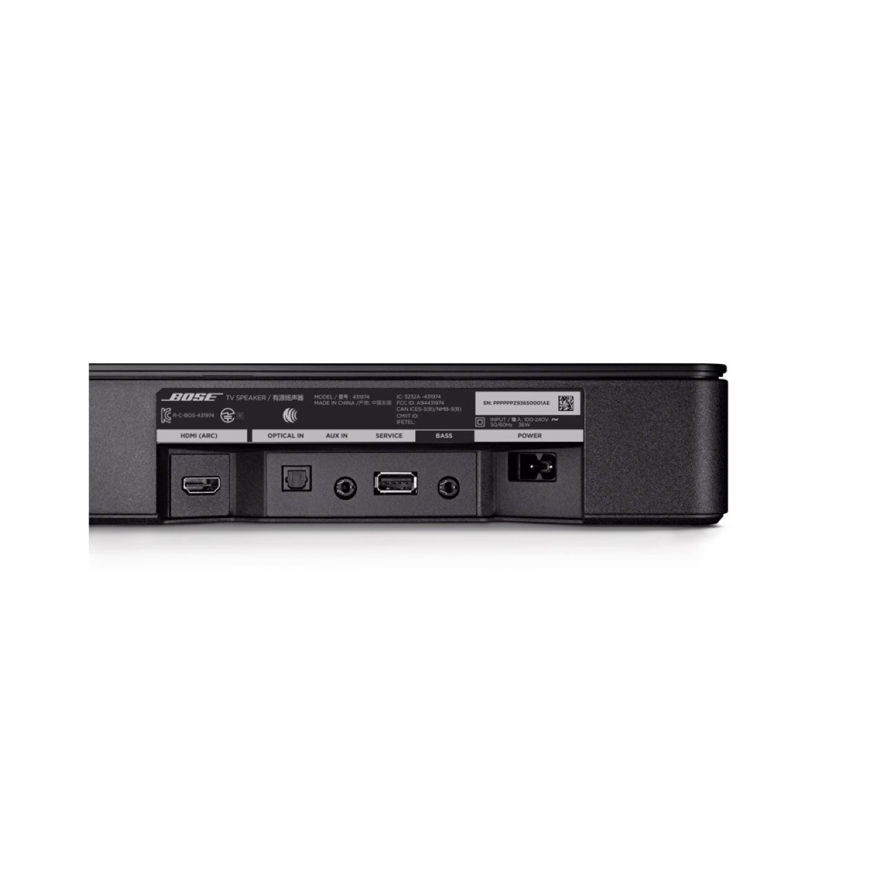 BOSE TV SPEAKER - BLACK