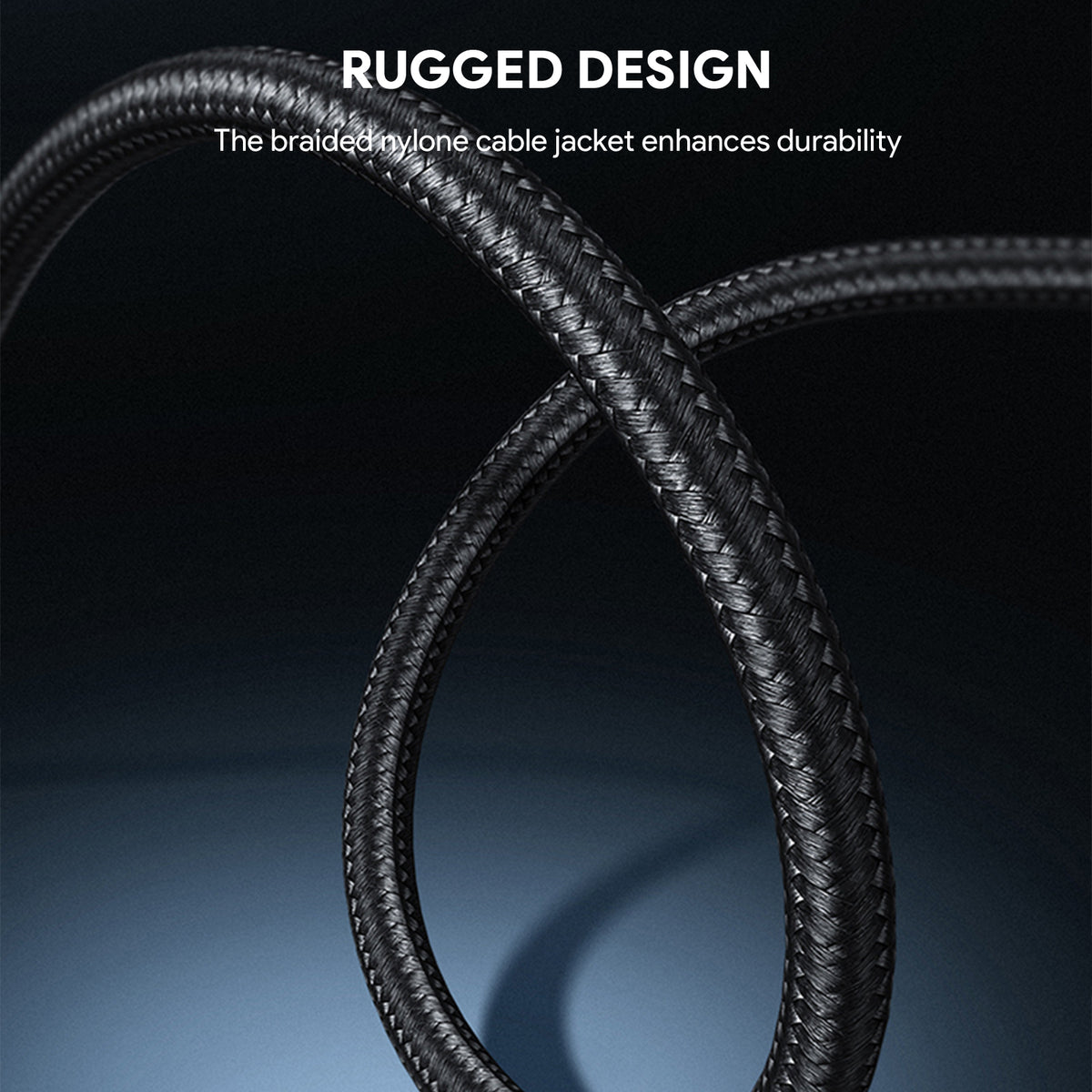 Aukey 1m Nylon Braided USB-C to USB-C Cable