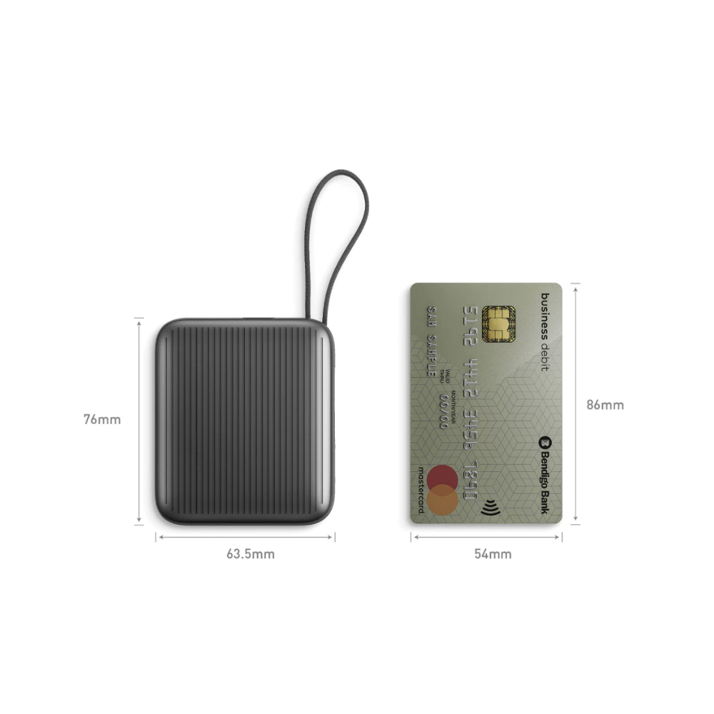 Integra Mini Energea Integra Mini 35, 10000mAh Powerbank with Built In USB-C Cable ...