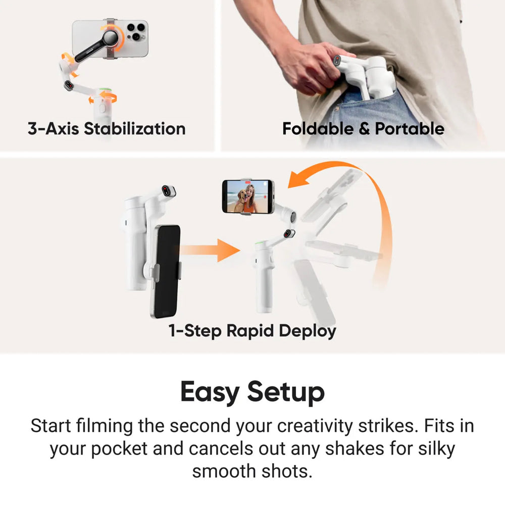 Insta360 Flow 2 Pro Creator Bundle (Grey)