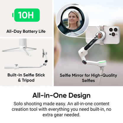 Insta360 Flow 2 Pro Creator Bundle (Grey)
