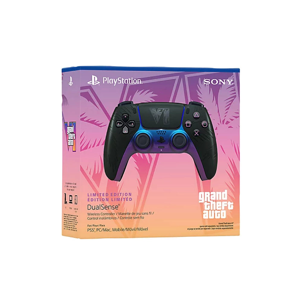 Sony DualSense® Wireless Controller – Grand Theft Auto VI Black Limited Edition (GTA VI) [Pre-Order]