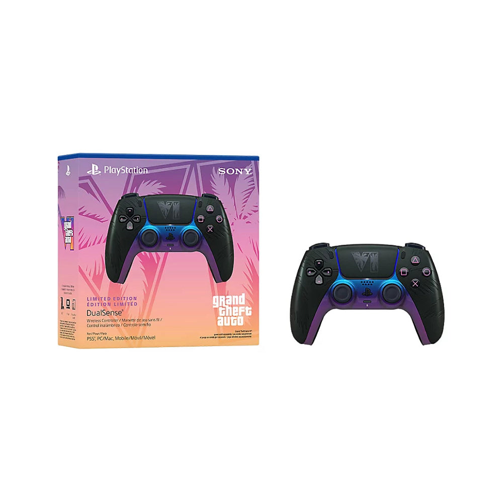 Sony DualSense® Wireless Controller – Grand Theft Auto VI Black Limited Edition (GTA VI) [Pre-Order]