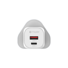 Mazer/M-G35W-V5-WH/GaNPrestige PD35W 1C1A with 3 Travel Plugs-White
