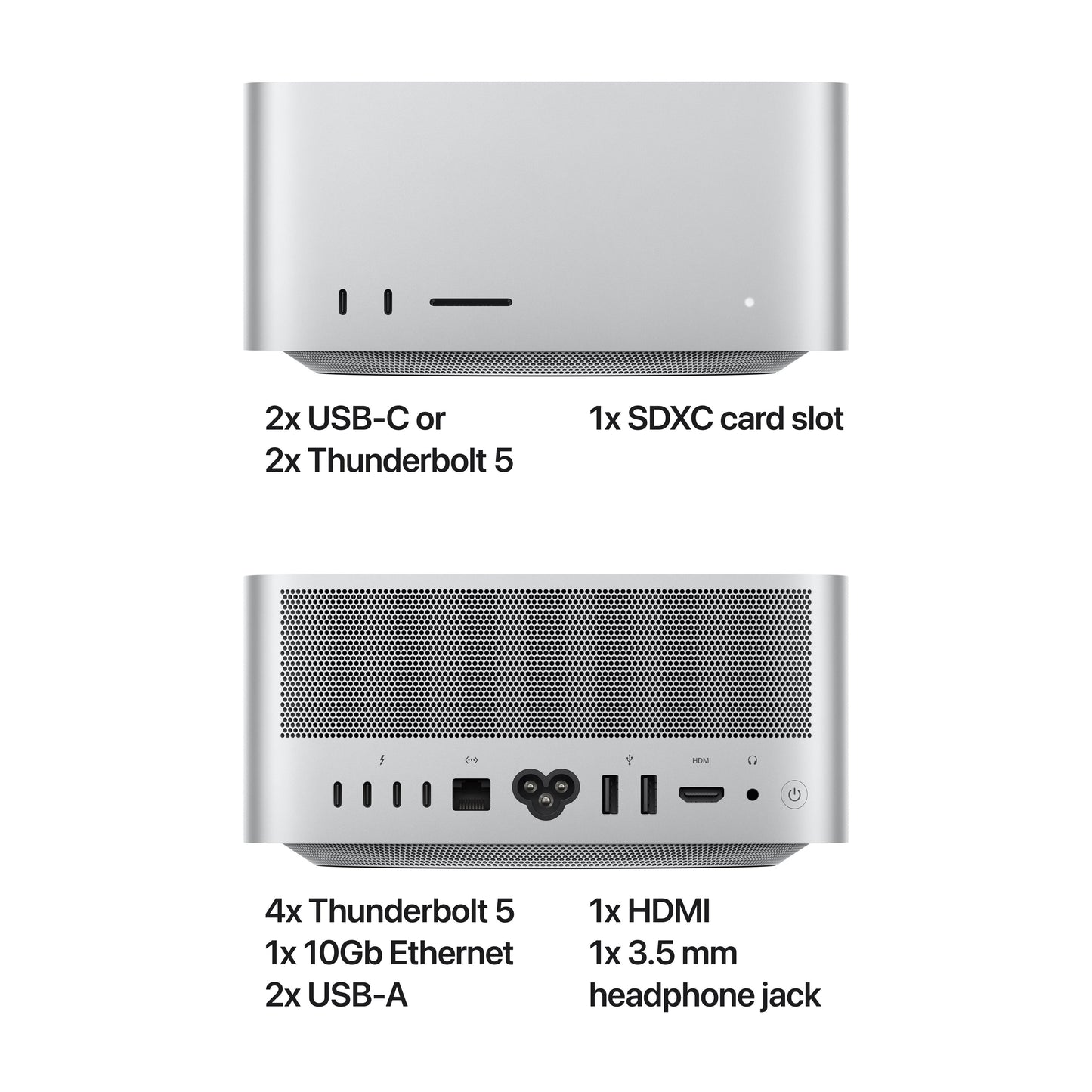 Mac Studio: Apple M3 Ultra with 28-core CPU and 60-core GPU, 1TB SSD