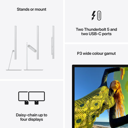 Studio Display - Standard glass - Tilt- and height-adjustable stand [Deposit]