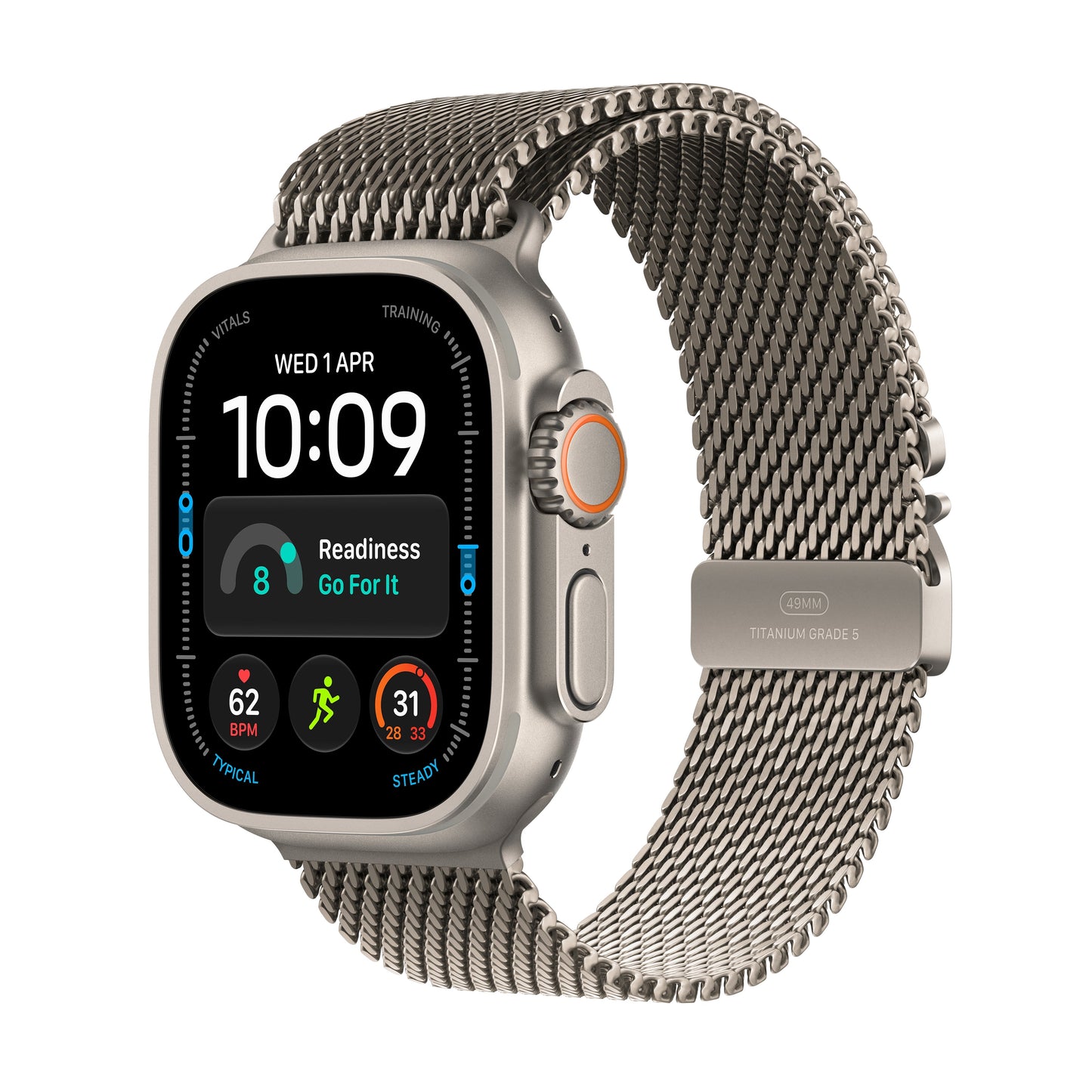 Apple Watch Ultra 4 with Milanese Loop