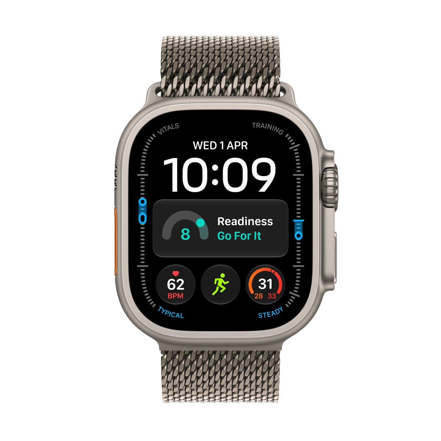 Apple Watch Ultra 4 with Milanese Loop