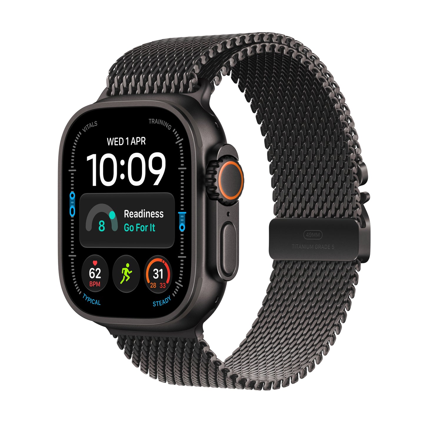 Apple Watch Ultra 4 with Milanese Loop