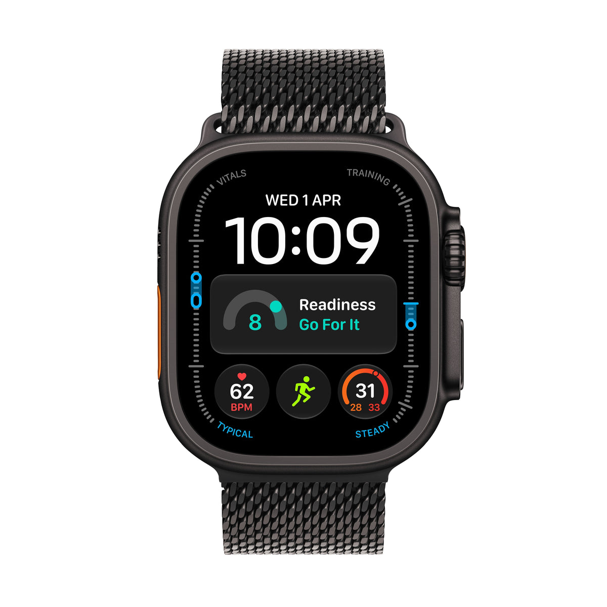 Apple Watch Ultra 4 with Milanese Loop