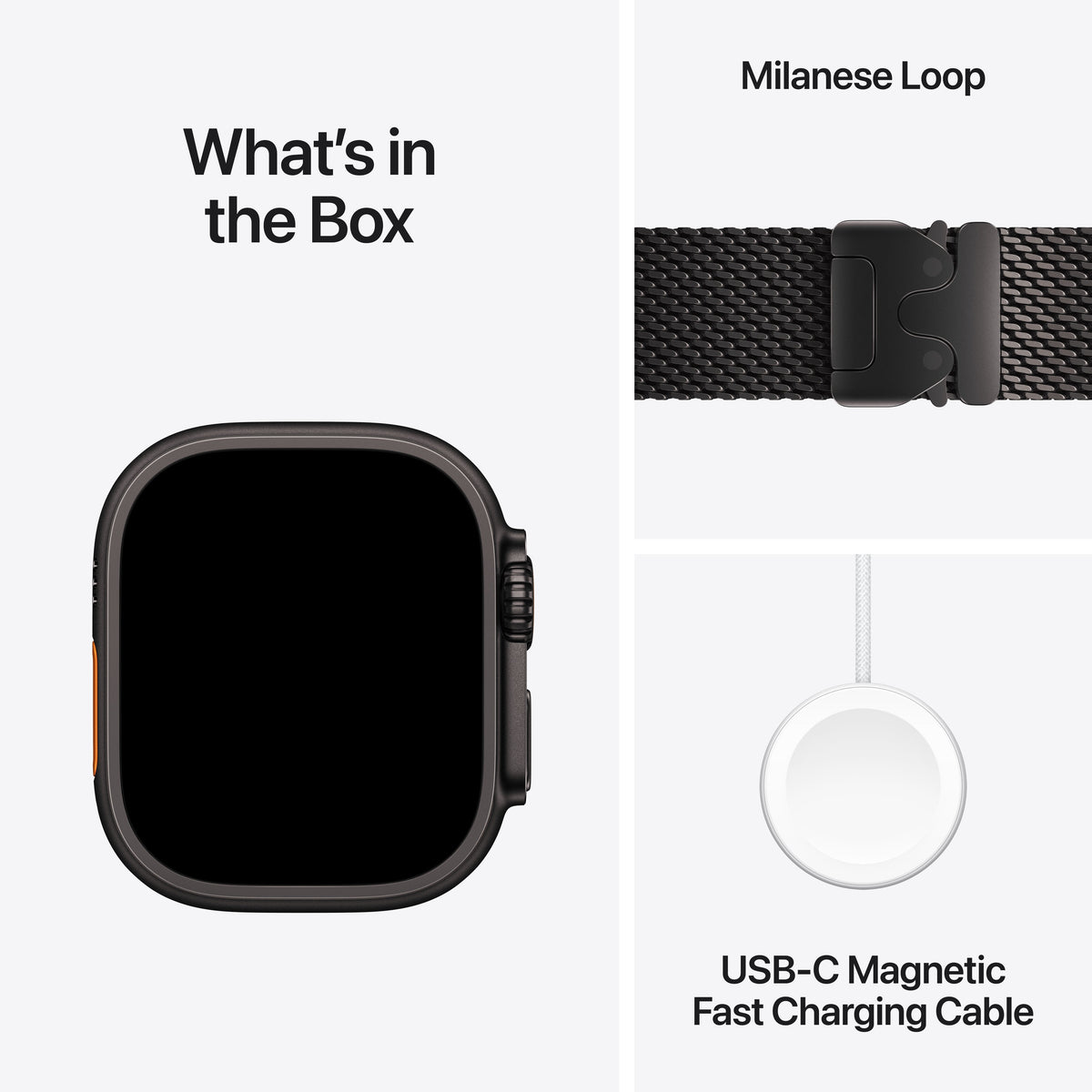 Apple Watch Ultra 4 with Milanese Loop