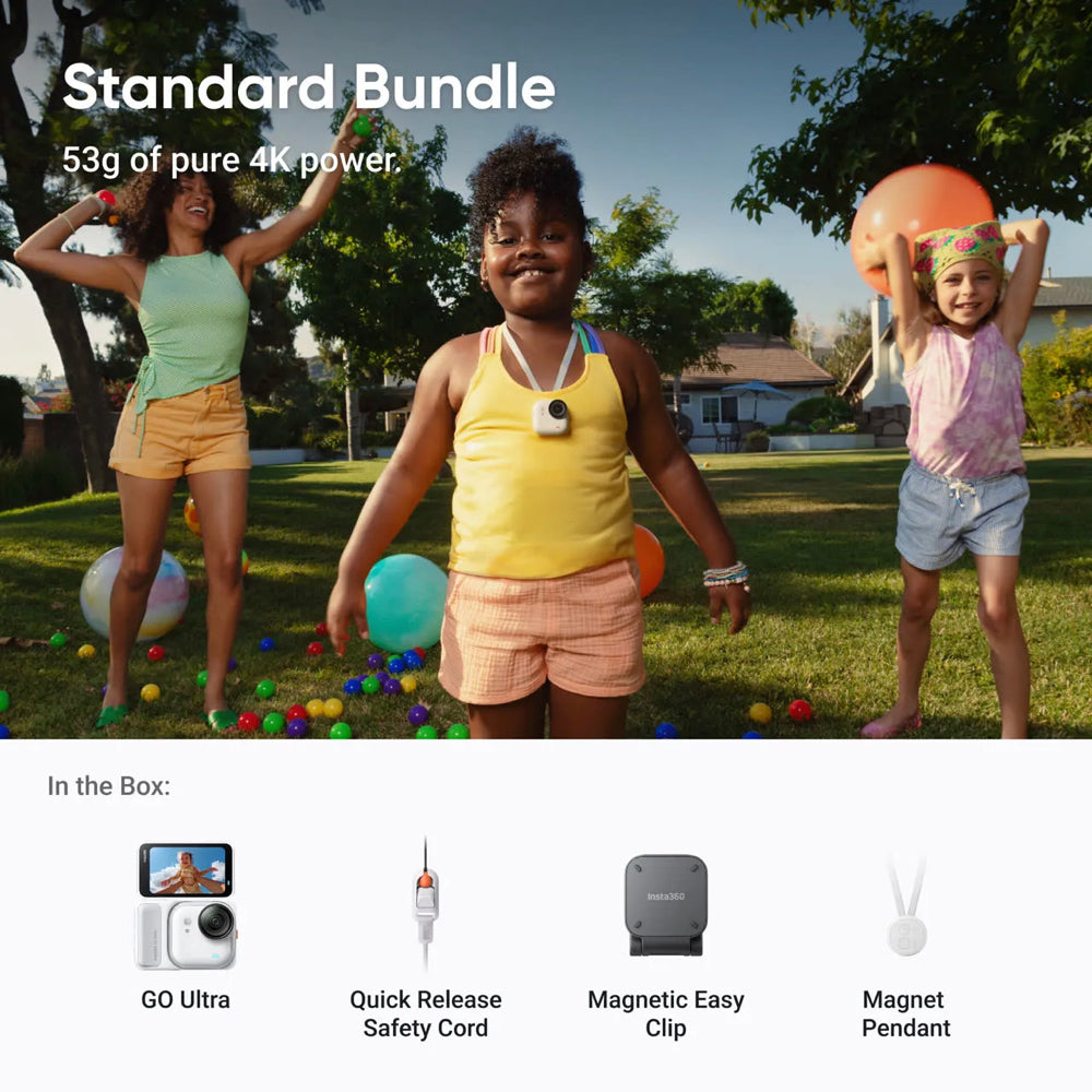 Insta360 GO Ultra Standard Bundle (Arctic White)