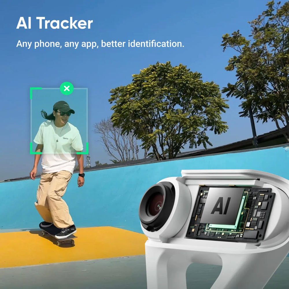 Insta360 Flow 2 AI Tracker Bundle (Grey)