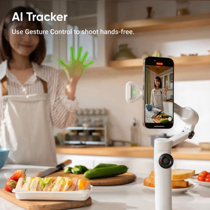 Insta360 Flow 2 AI Tracker Bundle (Grey)