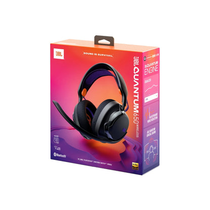 JBL Quantum 650 Wireless Gaming Headset - Black