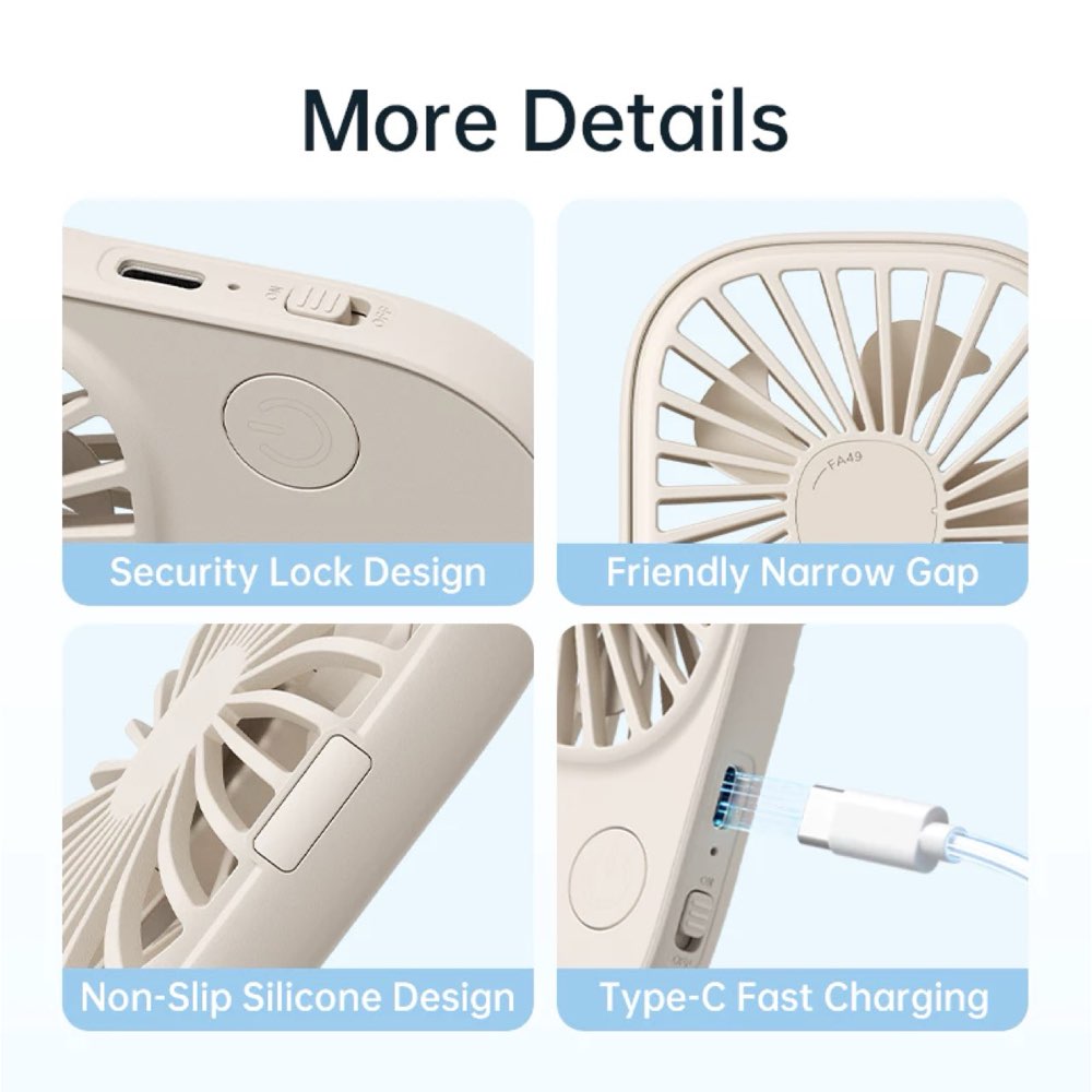 Jisulife Super-Thin HandHeld Fan