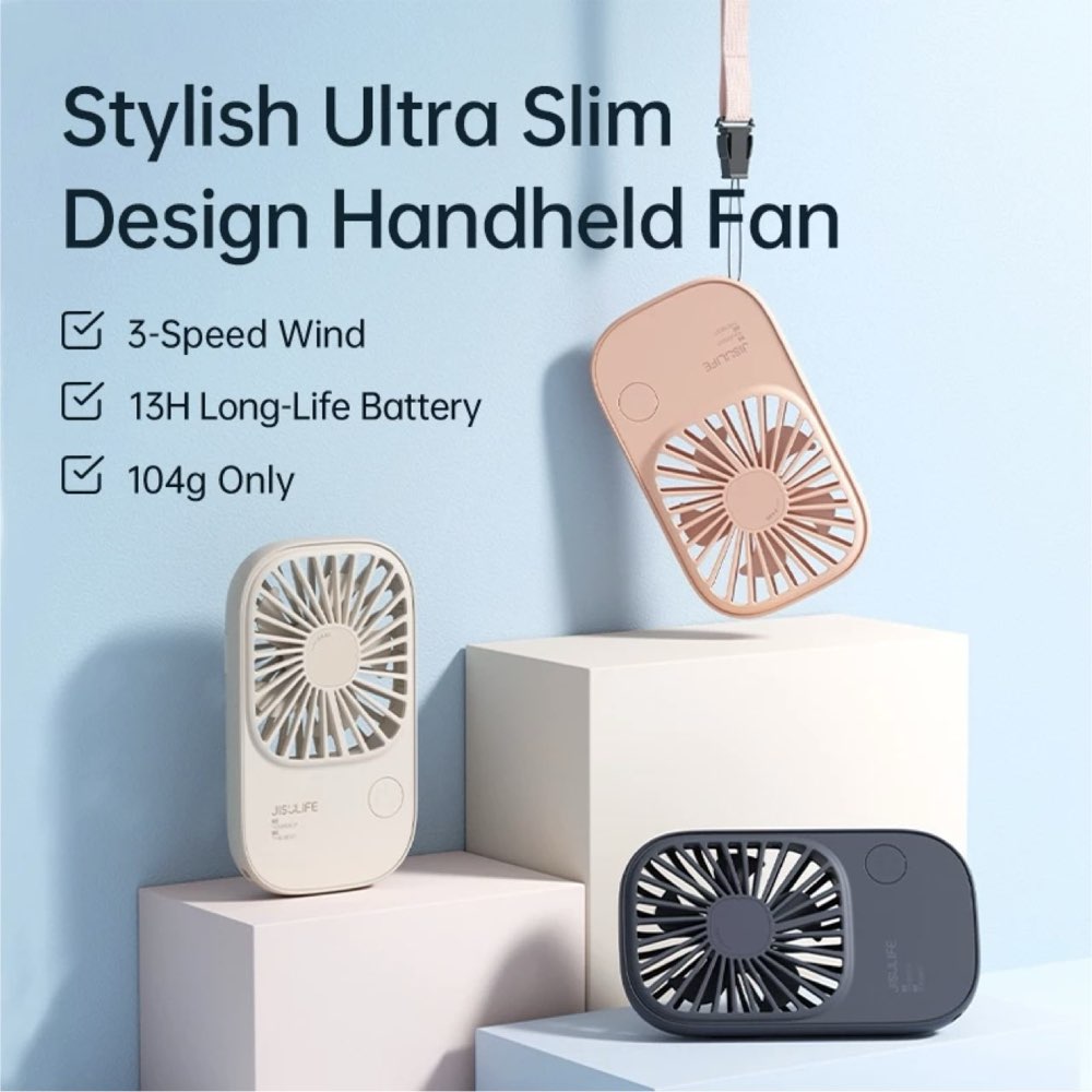 Jisulife Super-Thin HandHeld Fan
