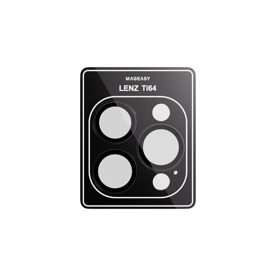 Mageasy iPhone 16 Pro/Pro Max Lenz Sapphire Lens Protector