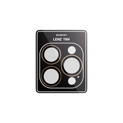 Mageasy iPhone 16 Pro/Pro Max Lenz Sapphire Lens Protector