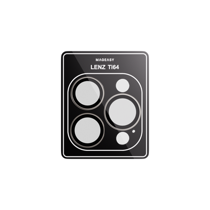 Mageasy iPhone 16 Pro/Pro Max Lenz Sapphire Lens Protector