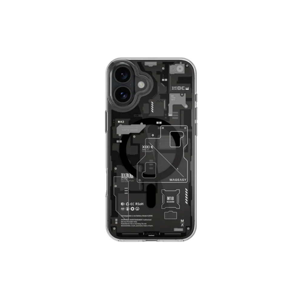 Mageasy iPhone 16 Series XRay M | MagSafe Transparent
