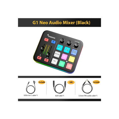MAONO Maonocaster G1 NEO Audio Mixer MAO-G1NEO(BLK)