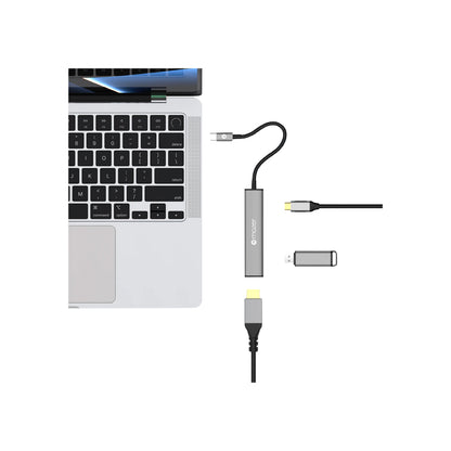 Mazer M-Hub50 InfiniteHub 3in1 USB-C to HDMI 4K/30Hz + USB-A x 1 + USB-C PD100W Charging Hub-Grey