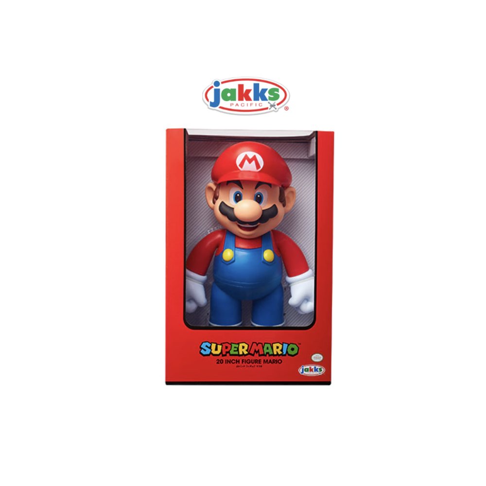 Nintendo Super Mario 20 Inch Big Posable Figurines- Mario by Jakks