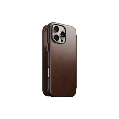 Nomad  iPhone 16 Pro Max  Modern Leather Folio | Horween Leather | Magsafe
