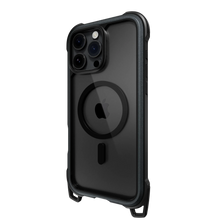 Mageasy iPhone 16 Pro Max Odyssey M +Strap| Magsafe Metal Black/ Black