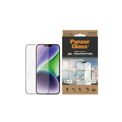 PANZERGLASS FOR IPHONE 13 & 14 SERIES UWF ANTI-GLARE/ REFLECTIVE AB W. APPLICATOR
