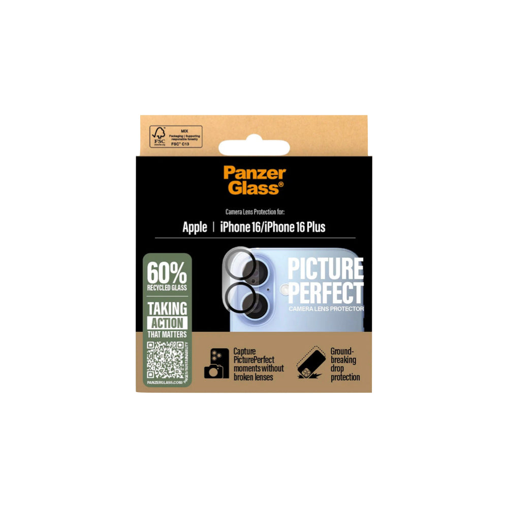 PanzerGlass Camera Lens Protector Picture Perfect Apple iPhone 16/16 Plus