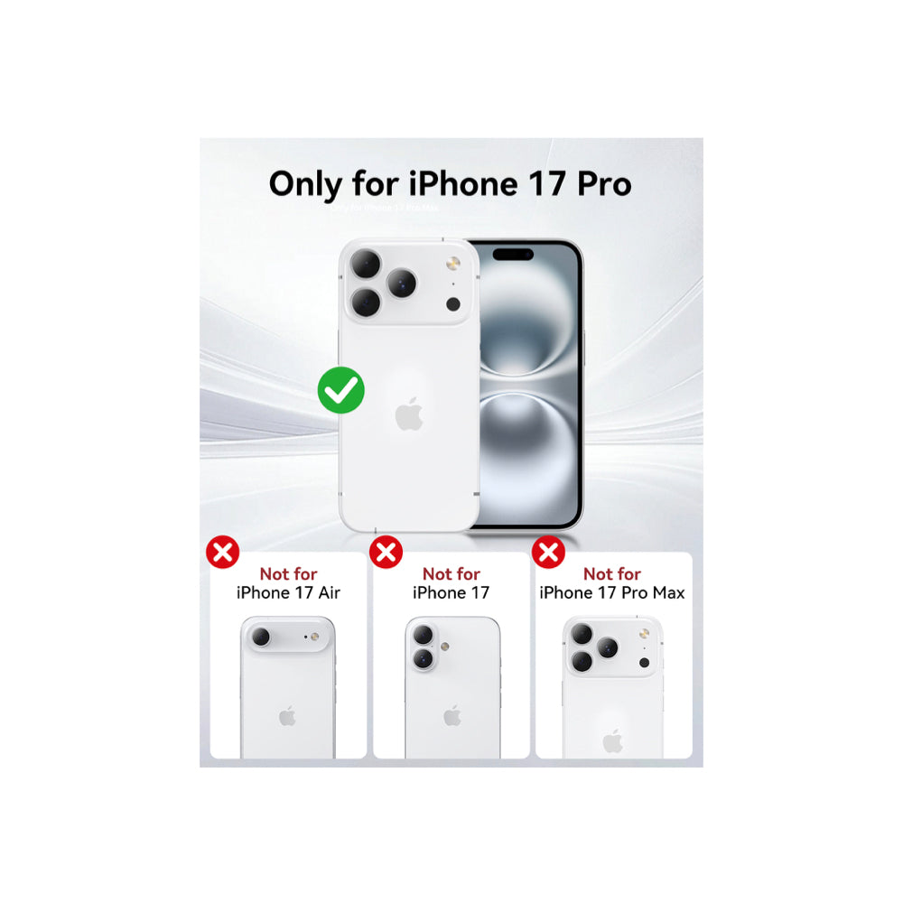 Raptic Air Clear Magsafe for iPhone 17 Pro - Black