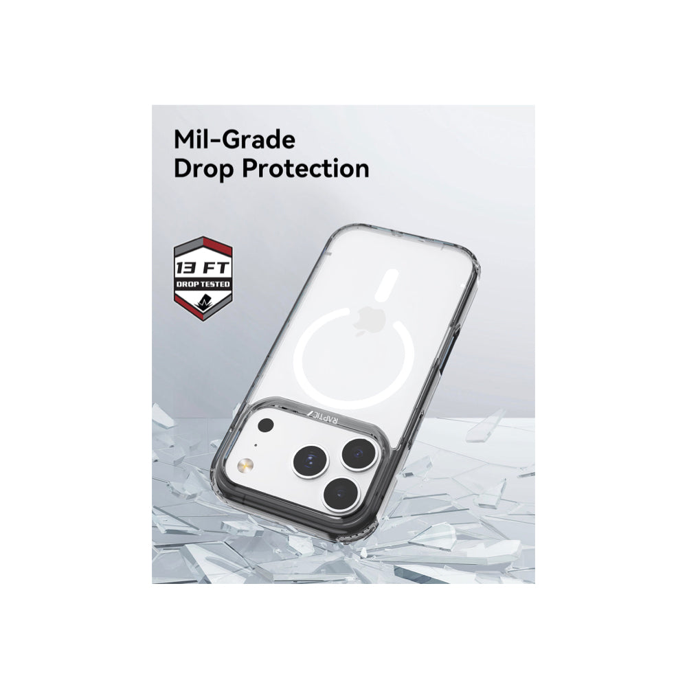 Raptic Air Clear Magsafe for iPhone 17 Pro Max - Black