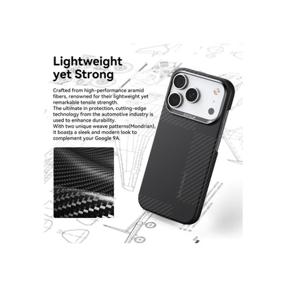 Raptic Aramid Fiber Geotik Magsafe Case for iPhone 17 Pro Max - Mondrian