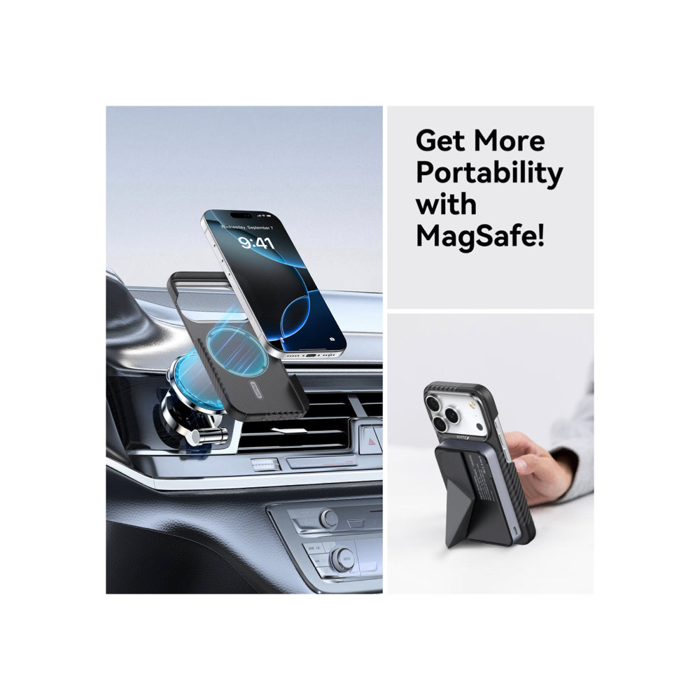 Raptic Aramid Fiber Geotik Magsafe Case for iPhone 17 Pro Max - Mondrian
