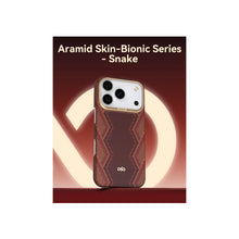 Raptic Aramid Fiber Skin-Bionic Magsafe Case for iPhone 17 Pro - Snake