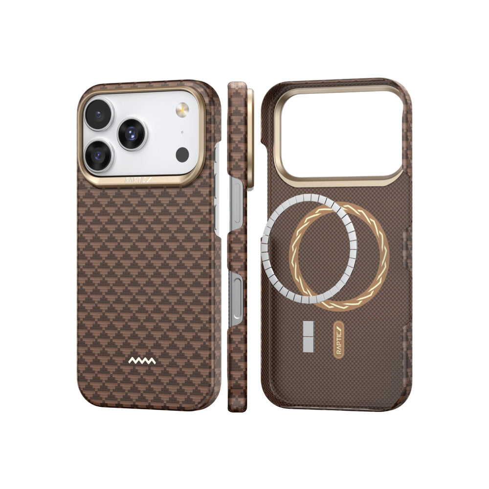 Raptic Aramid Fiber Skin-Origin Magsafe Case for iPhone 17 Pro