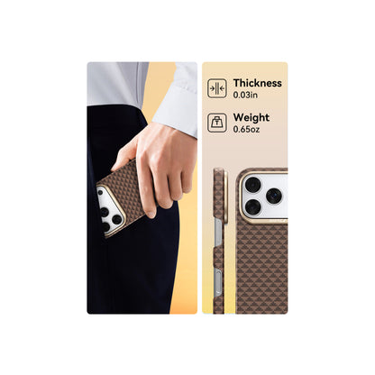 Raptic Aramid Fiber Skin-Origin Magsafe Case for iPhone 17 Pro