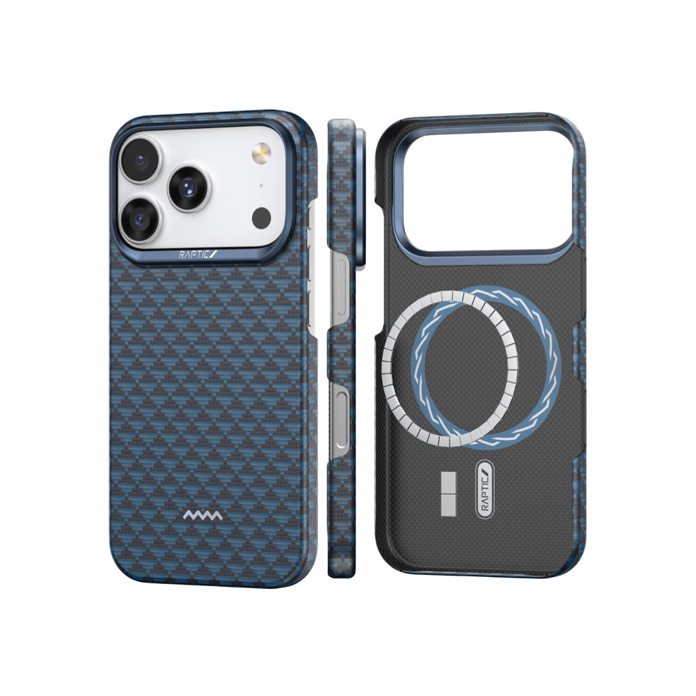 Raptic Aramid Fiber Skin-Origin Magsafe Case for iPhone 17 Pro Max