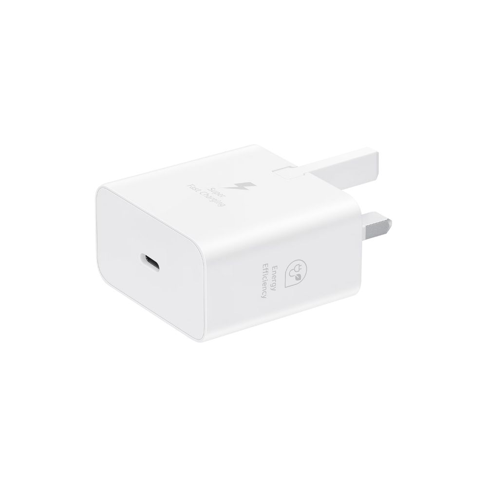Samsung 25W Power Adapter (USB-C) WO Cable - White
