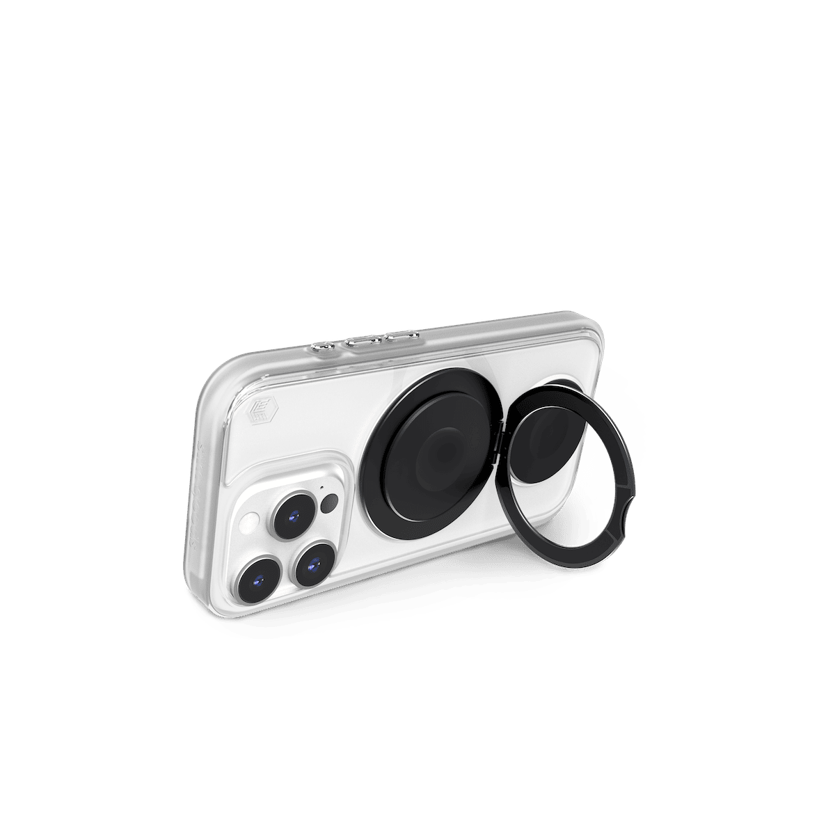 STM Goods Roll Spin Magsafe (IP16 Pro Max) - Clear / Black