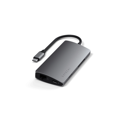 Satechi Type-C Multi-Port Adapter 4K Ethernet V2 (Space Grey)